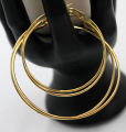 High quality  Pack of 2 hoop Earring Stylish baliyan Simple & unique for Women GirlS golden. 
