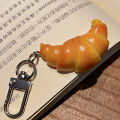 Simulation Food Toy Model Pendant Keyring Personalized Croissant Package DIANGUI. 