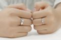 Classic Couple Rings For Men Women Wedding Lovers' Rings with Packing Box Romantic Valentine's Day Gift Jewelry Accessories. 