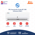 PEL InverterOn Turbo DC 18K Ultimate (H&C) Air Conditioner- T3 Compressor-Ampere Lock-Self Cleaning  with 10 years compressor warranty\Free Installation. 