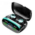 TWS Damix M38 Earbuds Wireless Bluetooth V5.2 Music and Gaming Airdots with Touch Sensors In-Ear Headsets with Built-In Mic and Power Bank. 