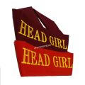 Head Girl Sash / Slash School Uniforms for Girls, A Stylish Addition to School Uniforms. 