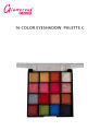 Glamorous Face 16 Color Cherish Eyeshadow Palette. 