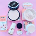 ILVAY - Deal of 05 - Foundation Stick - Pan Cake Powder - Foundation Loose Powder - Handi Base & Cake Eye Liner. 