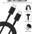 Original Samsung Cable 45W 25W 5A USB C to USB C Super Fast Charging 2.0 5A Cable for Samsung Galaxy Galaxy Tab S8 Ultra, Note20 Ultra, Note10 Plus, Note 20 ultra, S21 ultra, S22 ultra, S23 A32, A33, A52, A53 5G, Samsung Galaxy Tab S4, Tab S5E, Tab S7 P. 