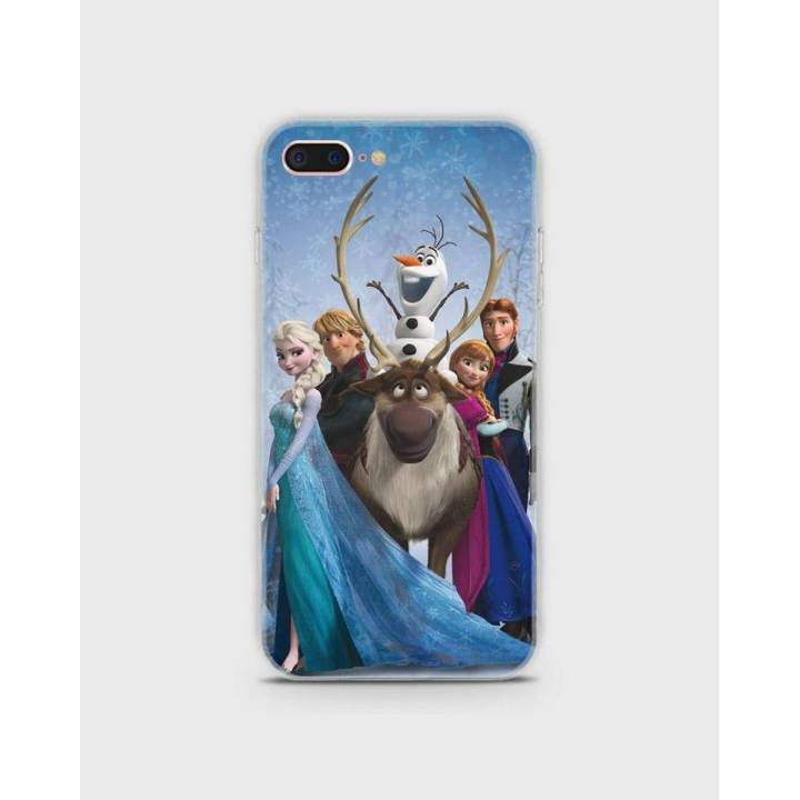 Iphone 7 Plus Cover in Hybrid Soft Case cover Frozen - 1cover 2020