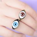 Punk Eyeball Rings for Men Women Unisex Evil Eye Vintage Halloween Jewelry Wholesale. 