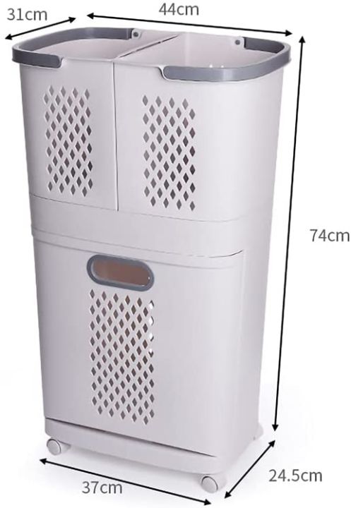 Laundry%20Baskets%20with%20Wheels%20Trolley%20Laundry%20Collector%202%20Layers%20with%203%20Storage%20Baskets%20for%20Bedroom%20Bathroom%20-%20Image%209