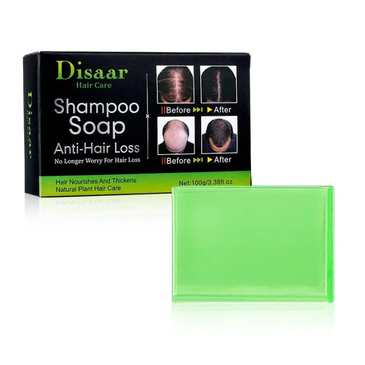 Disaar Hair Care Shampoo Soap Anti-Hair Loss No Longer Worry Hair Loss For Girls , Men & Women 100g DS5235