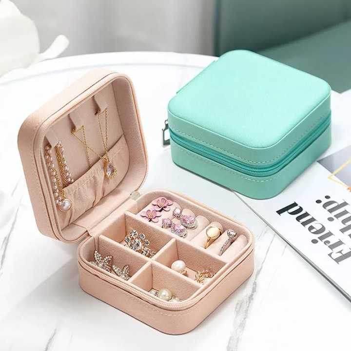 Portable Jewelry Storage box | Organizer Box ,for Travelling Leather Box ,Hair Accessories | Gift boxes For Jewellery