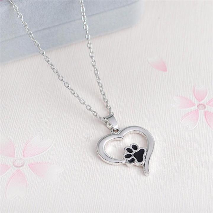 Classic%20Hollow%20Pet%20Paw%20Print%20Necklace%20Cute%20Animal%20Dog%20Cat%20%20Pendant%20Necklace%20Jewelry%20Gift%20Silver%2045cm%20-%20Image%205