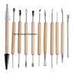 11 pcs Clay Tool Set Pottery Clay Sculpture Carving Tool Set for clay polymer ceramics. 