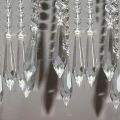 LONIO Chandelier Drops Parts Cut Glass Icicles Crystals Droplets Beads Antique Christmas Tree Decorations Light Lamp Parts. 