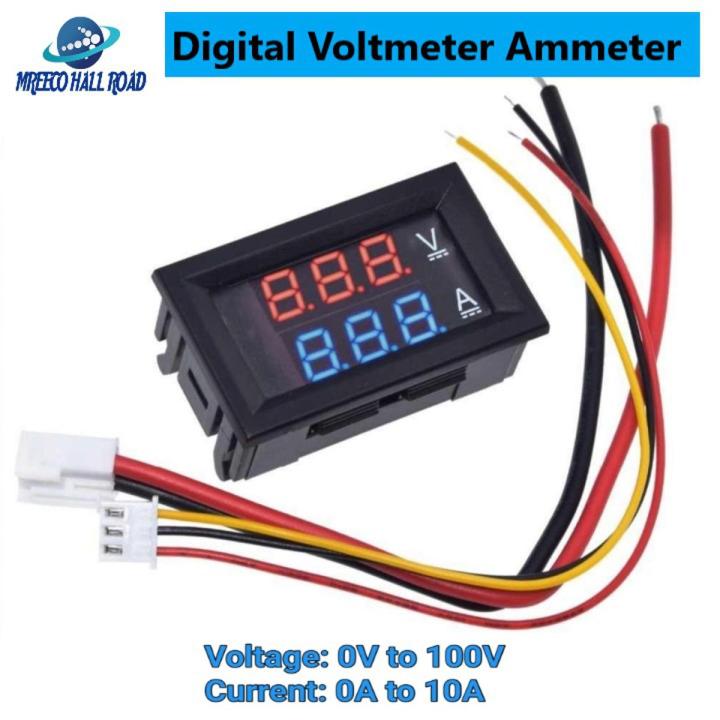 Digital Voltmeter DSN-VC288 Panel Mount DC 100V 10A Voltmeter Ammeter