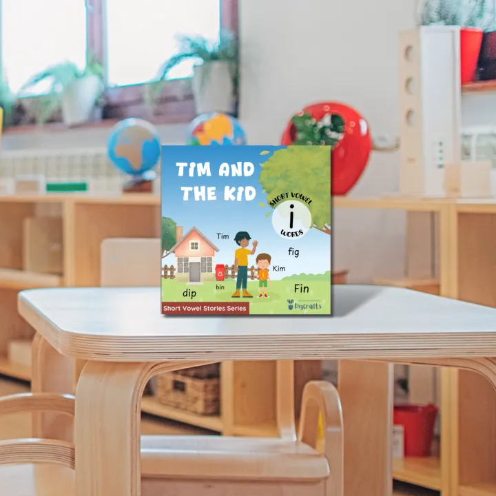 Storybook:%20Tim%20and%20the%20Kid%20(short%20vowel%20'i')%20-%20Budget-Friendly%20Misprint%20Stock%20-%20Image%202