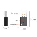 Kebidu Wireless USB Bluetooth 5.0 Adapter for Car Subwoofer Multimedia Bluetooth Audio Receiver. 