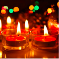 Pack Of 10 - Romantic Floating Light Sweet none Scented Wax Candles. 