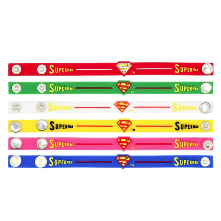 Superman%20Logo%20Men%20Rubber%20Silicone%20Button%20Bracelet%20For%20Boys%20-%20Image%202