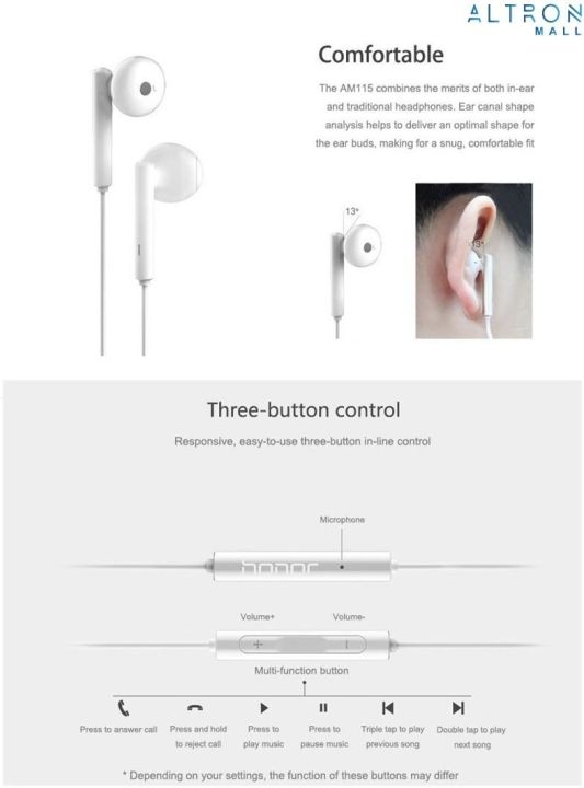 100%25%20Original%20HUAWEI%20HONOR%20Headphone%20Earphone%20Handsfree%20AM115%20with%20Mic%20&%20Remote%20Button%20-%20Image%204