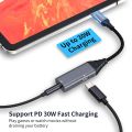 USB C to 3.5mm Audio Adapter, Sniòkco 2 in 1 USB C Headphone Adapter with PD 30W Fast Charging for Stereo, Earphones, Hi-Fi DAC Chip, Compatible with Sám,Sùng S21 S20, Note 20 G,oogle P,ixel 5/4/3XL. 