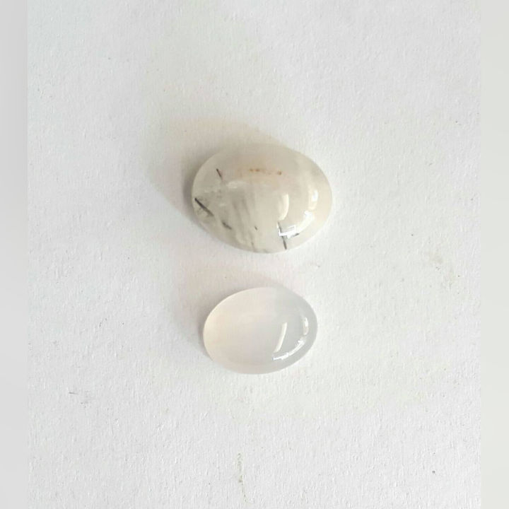 Pack of 2 gemstone Dur e Najaf ,Moh e Najaf Orignal Stone 1.2 gram,1.7gram