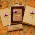 Exquisitely Crafted Writing Paper Romantic Vintage Style Letter Paper Envelope Set with Flower Decoration Clear Line Smooth Writing Southeast Asian Buyers' Favorite Vintage Letter Envelope Set. 