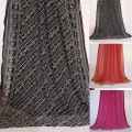 ZARDI - Chunri Printed Chiffon Dupatta For Women Ladies – Black – ZD876. 