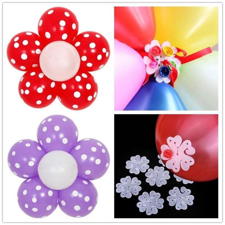 BALLOON ARCH FLOWER CLIP ( PACK OF 5 BALLOON ARCH BUCKLE PLASTIC CLIPS )