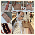 (Premium Quality ) Original COACH Handbag Women's PU Leather Letter Print Tote Bag Single Sling Shoulder Bag Korean Large Capacity Shopping Bag Travel Wrok Bag. 