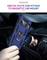 Google Pixel 7 Pro Luxury Shock-Proof Armor Case With Car Ring Stand Cover Pixel 7 Pro. 