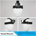 Head Strap Mount for Go Pro Hero 8, 7, 6, 5, Black, Session, Hero 4, Black, Silver, Hero+ LCD, 3+, 3, DJI Osmo Action Cameras Adjustable Elastic Band. 