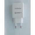 Infinix 65W Fast charger with data cable supper power Adapter. 