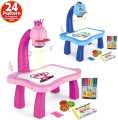 3 In 1 Kids Painting Drawing Activity Kit Projector Table - 21 Pattern. 