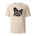 Joker print T-shirt summer tees for men women 100% cotton o-neck oversize casual short sleeved tops. 
