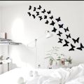 Pack of 30,3D wooden butterflies | 3D butterfly wooden wall decoration items for home, bedrooms inspire kids and look decent.. 