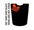 70 125 haf tanki shat black met  and red joker  Pvc Sticker For Cars 00122. 