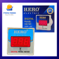 HERO Digital AC VoltMeter High Quality Electric Panel Voltage Meter LED Voltage Indicator AC-220V. 
