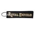 Royal Enfield Embroidered Key Chain, Café Racer Motorcycle for sports bike car travel bag key ring. 