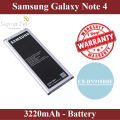 Samsung Galaxy Note 4 Battery EB-BN910BBE Replacement Premium Quality 3230mAh For Samsung Galaxy Note 4. 