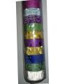 Glitter Tape Multicolor (10 Pcs). 