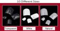 50 pcs Artificial Toe Foot Nails. 