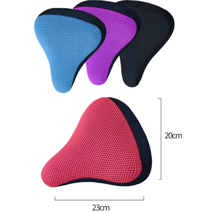 SUQI%20High%20Quality%20Bicycle%20Saddle%20Comfortable%20Breathable%20Saddles%20Bike%20Seat%20Cover%206%20Colors%20Cycling%20Cushion%20Bicycle%20Bike%20Accessories%203D%20Soft%20Cycling%20Silicone%20Seats/Multicolor%20-%20Image%205