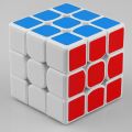 Good Quality Rubiks Cube 3x3, White, Stickered Cube, Puzzle Cube, Fast Speed Magic Cube Stickerless 3x3x3, Educational Puzzle Toys. 
