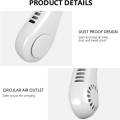Portable Hanging Neck Fan Mini Electric Wireless Fan USB Rechargeable Bladeless Mute Fans Air Conditioning Cooler for Sports Fan. 