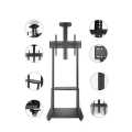 TL-1700 Mobile TV Bracket, Rooling TV Stand with Wheels for 32 to 70 Inch LCD LED OLED (Black). 