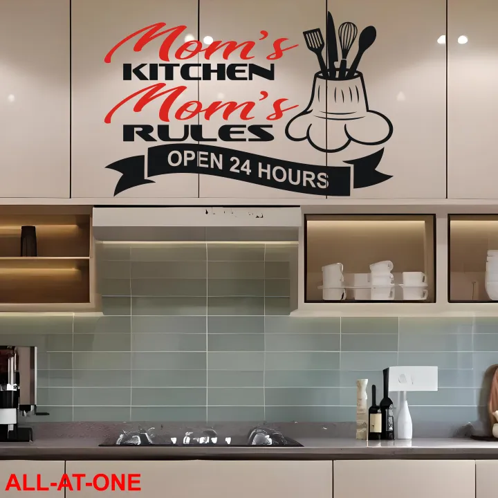 ALL-AT-ONE%20#%2065%20("MOM'S%20KITCHEN%20MOM'S%20RULES%202")%20Self-Adhesive%20Vinyl%20Waterproof%20Removable%20Art%20Sticker%20To%20Decorate%20Your%20Desired%20Kitchen.%20-%20Image%206
