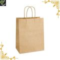 Kraft Brown Handle Paper Bags - Plain Paper Bags For Shopping Food  Sweets  Books - Gift Hamper Bags - Brown Paper Shoppers - Kraft Paper Storage Bags -   Arts & Craft Accessories. 