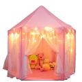 Princess Castle Tent for Girls Fairy Play Tents for Kids Hexagon Playhouse Children or Toddlers Indoor or Outdoor Games,Plastic,. 