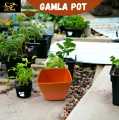 2 Pcs Melamine Gamla Pot for Home Garden Decor. 