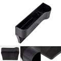 【High quality plastic】Car Seat Box Storage Car Seat Side Pocket Gap Slit Pocket Storage Organizer(model: plastic-Set with 2-Black). 